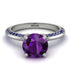 Classic Amethyst Ring With A Twist - Leilani No. 315 image 2