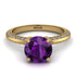 Classic Amethyst Ring With A Twist - Leilani No. 301 image 2