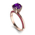 Classic Amethyst Ring With A Twist - Leilani No. 311 image 1