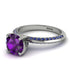 Classic Amethyst Ring With A Twist - Leilani No. 315 image 3