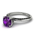 Classic Amethyst Ring With A Twist - Leilani No. 309 image 3