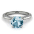 Classic Aquamarine Ring With A Twist - Leilani No. 403 image 2