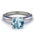 Classic Aquamarine Ring With A Twist - Leilani No. 415 image 2