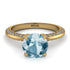 Classic Aquamarine Ring With A Twist - Leilani No. 401 image 2
