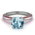 Classic Aquamarine Ring With A Twist - Leilani No. 412 image 2