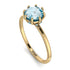 Classic Aquamarine Ring With Hidden Stones - Elliana No. 401 image 1