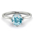 Classic Aquamarine Ring With Hidden Stones - Elliana No. 403 image 3
