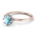 Classic Aquamarine Ring With Hidden Stones - Elliana No. 402 image 2