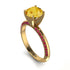 Classic Citrine Ring With A Twist - Leilani No. 610 image 1