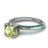 Classic Peridot Ring With A Twist - Leilani No. 706 image 3