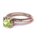 Classic Peridot Ring With A Twist - Leilani No. 711 image 3