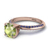 Classic Peridot Ring With A Twist - Leilani No. 714 image 3