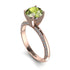 Classic Peridot Ring With A Twist - Leilani No. 702 image 1