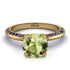 Classic Peridot Ring With A Twist - Leilani No. 713 image 2