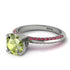 Classic Peridot Ring With A Twist - Leilani No. 712 image 3