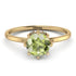 Classic Peridot Ring With Hidden Stones - Elliana No. 701 image 2