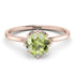 Classic Peridot Ring With Hidden Stones - Elliana No. 702 image 3