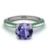 Classic Tanzanite Ring With A Twist - Leilani No. 206 image 2