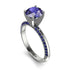 Classic Tanzanite Ring With A Twist - Leilani No. 215 image 1