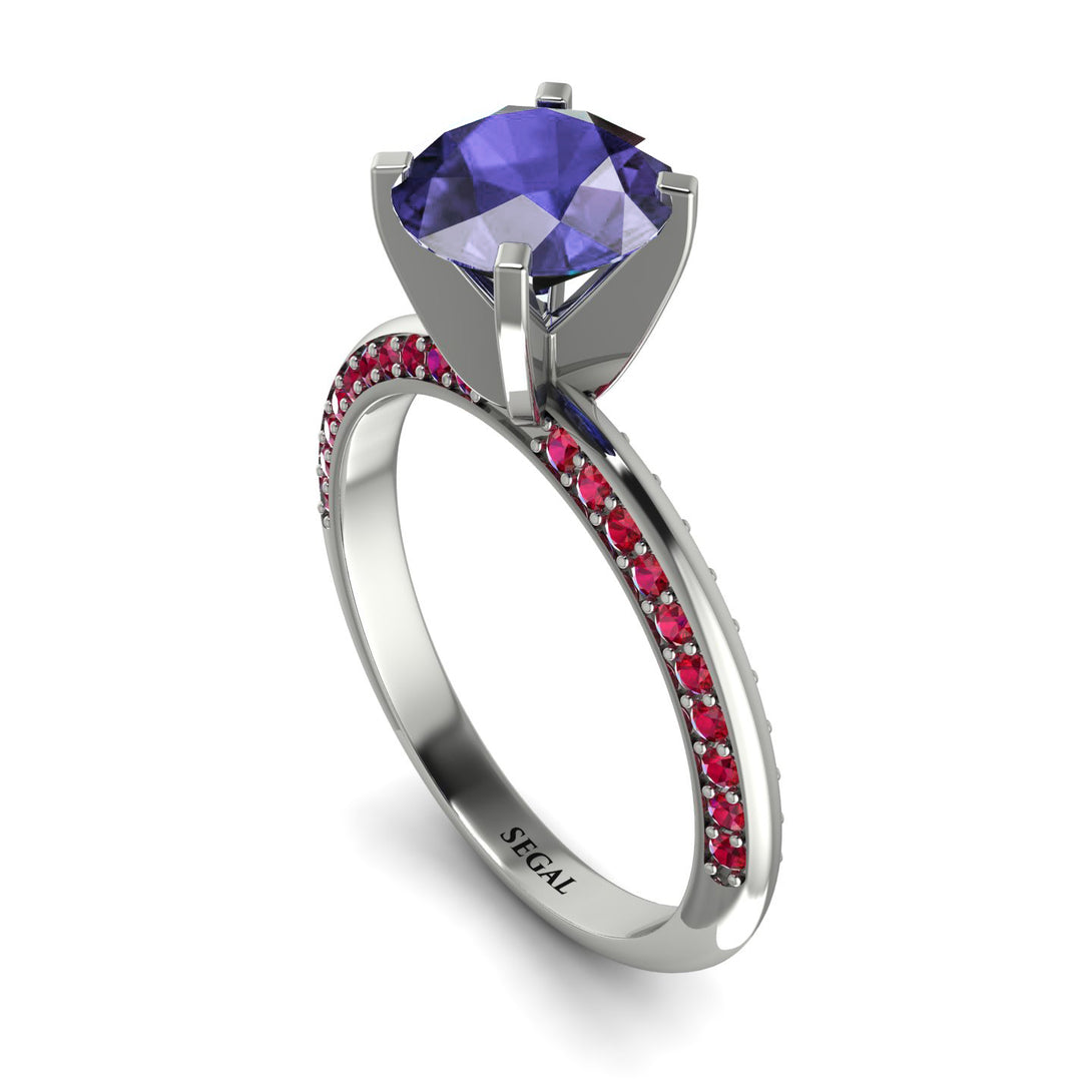 Classic Tanzanite Ring With A Twist - Leilani No. 212