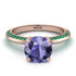 Classic Tanzanite Ring With A Twist - Leilani No. 205 image 2