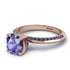 Classic Tanzanite Ring With A Twist - Leilani No. 214 image 3