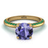 Classic Tanzanite Ring With A Twist - Leilani No. 204 image 2