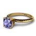 Classic Tanzanite Ring With A Twist - Leilani No. 207 image 3