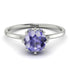 Classic Tanzanite Ring With Hidden Stones - Elliana No. 203 image 3