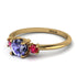 Classic Three Stone Tanzanite Engagement Ring - Valentina No. 210 image 3