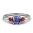 Classic Three Stone Tanzanite Engagement Ring - Valentina No. 212 image 1