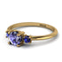 Classic Three Stone Tanzanite Engagement Ring - Valentina No. 213 image 3