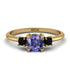 Classic Three Stone Tanzanite Engagement Ring - Valentina No. 207 image 1
