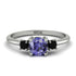 Classic Three Stone Tanzanite Engagement Ring - Valentina No. 209 image 1