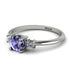 Classic Three Stone Tanzanite Engagement Ring - Valentina No. 203 image 3