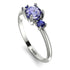 Classic Three Stone Tanzanite Engagement Ring - Valentina No. 215 image 2