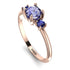 Classic Three Stone Tanzanite Engagement Ring - Valentina No. 214 image 2