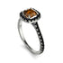 Cushion Brown Diamond Halo Engagement Ring - Jade No. 1109 image 3