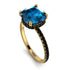 Cushion Hidden Blue Topaz Ring - Nova No. 507 image 3