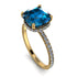 Cushion Hidden Blue Topaz Ring - Nova No. 501 image 3
