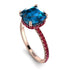 Cushion Hidden Blue Topaz Ring - Nova No. 511 image 3