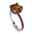Cushion Hidden Brown Diamond Ring - Nova No. 1112 image 3