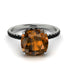 Cushion Hidden Brown Diamond Ring - Nova No. 1109 image 2
