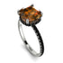 Cushion Hidden Brown Diamond Ring - Nova No. 1109 image 3