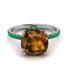 Cushion Hidden Brown Diamond Ring - Nova No. 1106 image 2