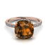 Cushion Hidden Brown Diamond Ring - Nova No. 1102 image 2