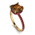 Cushion Hidden Brown Diamond Ring - Nova No. 1110 image 3