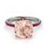 Cushion Hidden Morganite Ring - Nova No. 912 image 2
