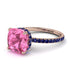 Cushion Hidden Pink Moissanite Ring - Nova No. 814 image 1