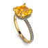 Cushion Hidden Yellow Diamond Ring - Nova No. 1001 image 3